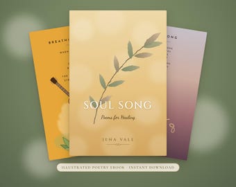 Livre numérique de poésie « Soul Song », poèmes de guérison illustrés par Jena Vale (téléchargement numérique)