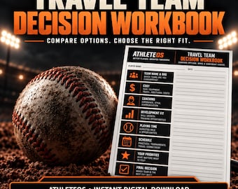 Werkboek voor het kiezen van een reisbaseballteam | Teams vergelijken en de geschiktheid van spelers beoordelen (PDF)