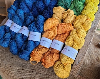 WOOL LOVERS DELIGHT: pick three skeins