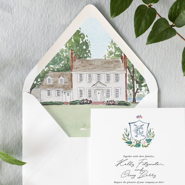 Custom envelope liners etsy