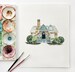 House Watercolor, Wedding Gift, New Home Gift, First Home, Housewarming Gift, Home Watercolor, New Home Announcement, House Painting 
