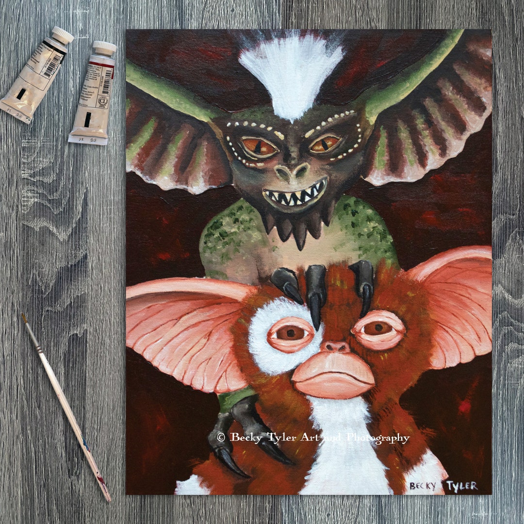 Gremlins Painting, Acrylic Painting, Fan Art, Horror Art, Movie Art ...