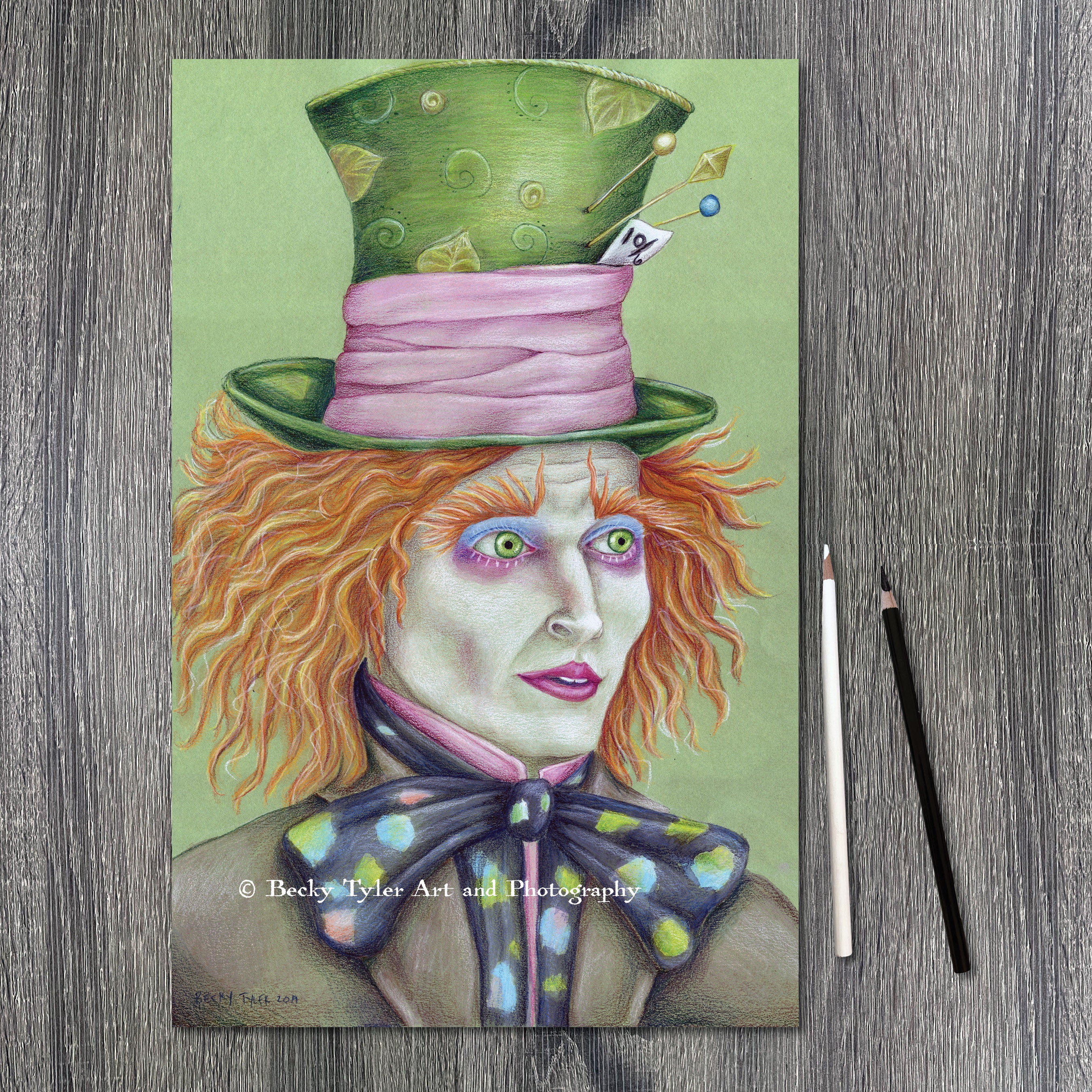 Mad Hatter Drawing Alice In Wonderland