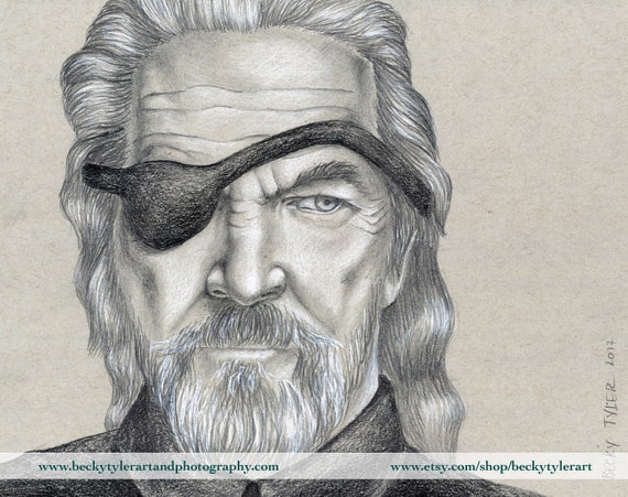 Jeff Bridges in True Grit Fan Art Print - Etsy