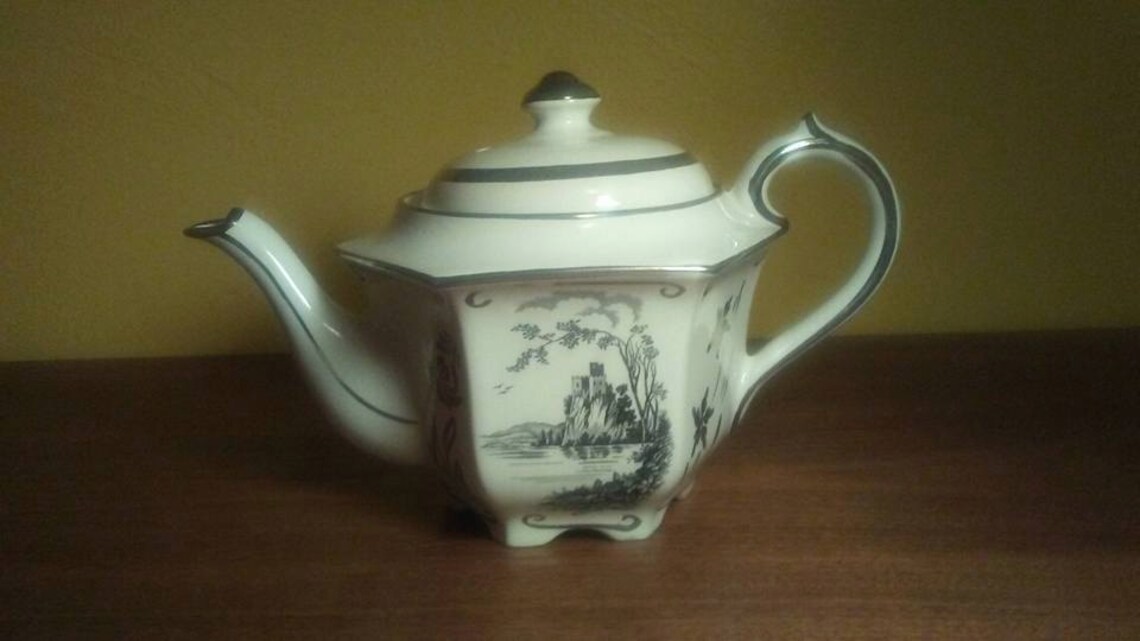 James Sadler Teapot in 1841 Pattern Platinum Etsy