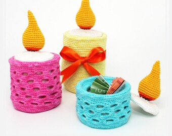 Fill-Up Candle - Crochet Pattern