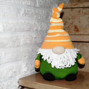 Gnome Doorstop, Decoration Crochet Pattern image 5