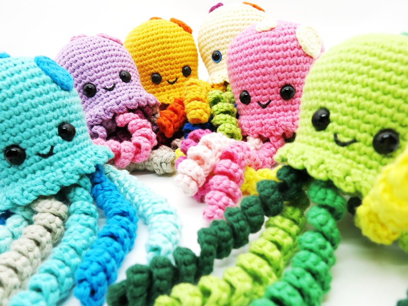 Petite pieuvre Patron au crochet image 9