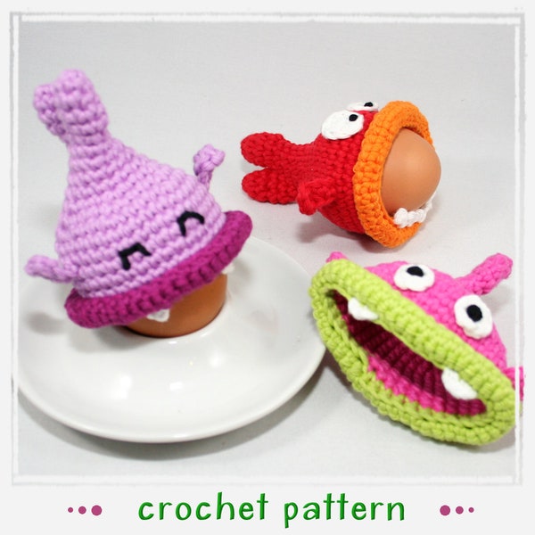Egg Cozy - Hungry Fishes - Crochet Pattern