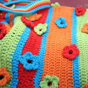 Crochet Bag See-through Flowers Crochet Pattern image 2