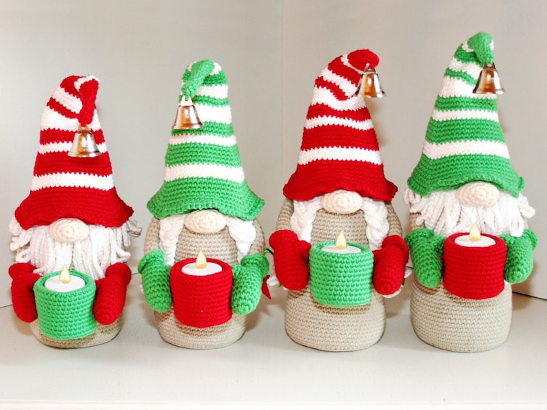 Candle Gnome Decoration Crochet Pattern image 4