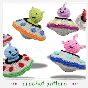 Alien Invasion - Amigurumi - Crochet Pattern