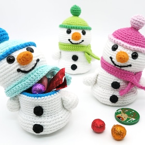Snowman Crochet Pattern image 2