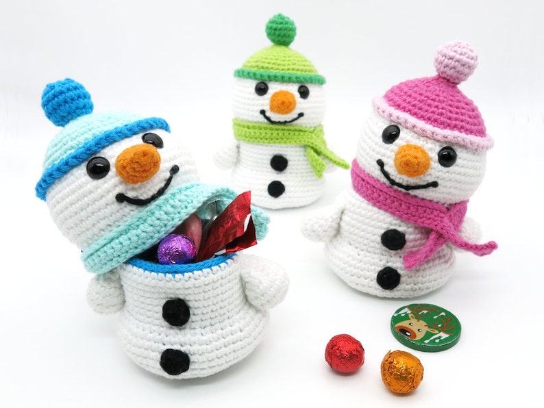 Snowman Crochet Pattern image 2