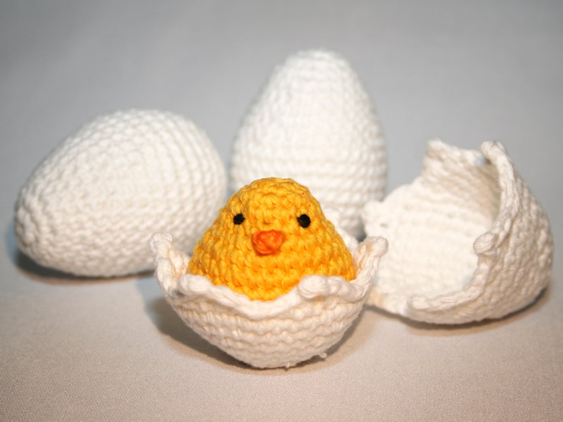 Egg Collection & Chick Crochet Pattern PDF file Etsy