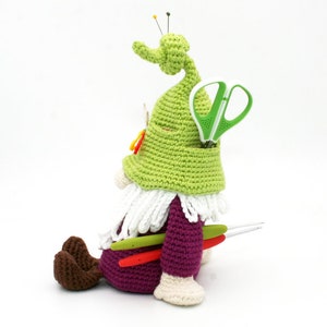 Phone Stand Gnome Crochet Pattern image 6