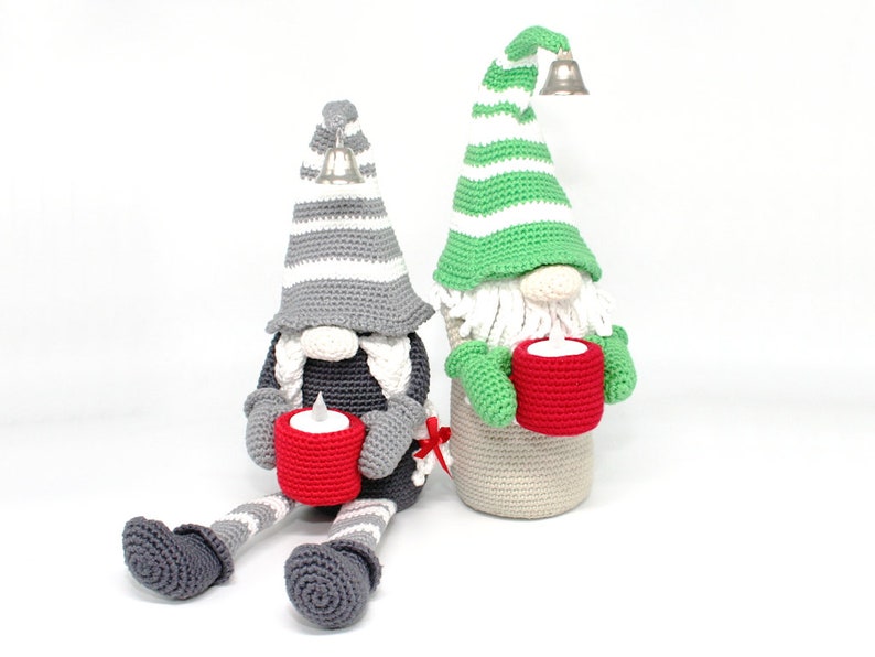 Candle Gnome Decoration Crochet Pattern image 8