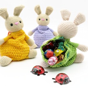 Drawstring Bag Bunny Crochet Pattern image 6