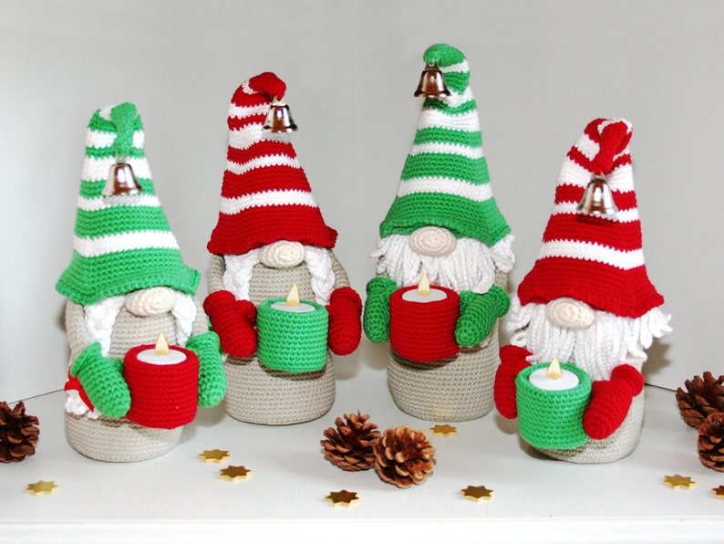 Candle Gnome Decoration Crochet Pattern image 2