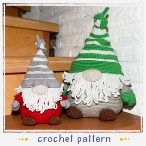 Gnome Doorstop, Decoration Crochet Pattern image 1
