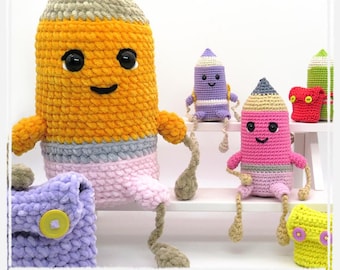 Little Pencil Buddy - Crochet Pattern
