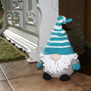 Gnome Doorstop, Decoration Crochet Pattern image 7