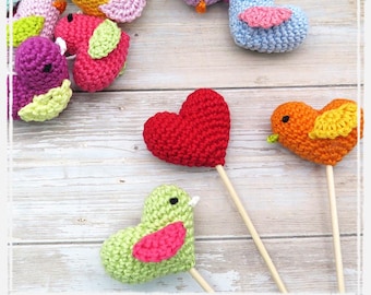 Little Heart Birdy - Crochet Pattern
