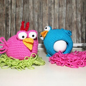 Chicken Egg Sitter Egg Cozy Crochet Pattern image 2