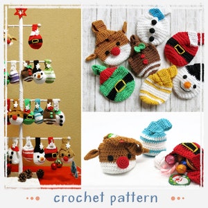 Petits sacs noués - Noël - modèle au crochet