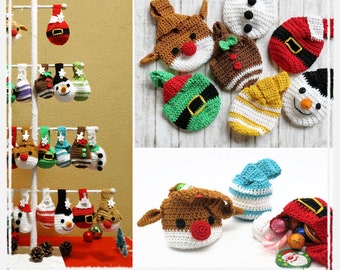 Little Knot Bags - Christmas - Crochet Pattern