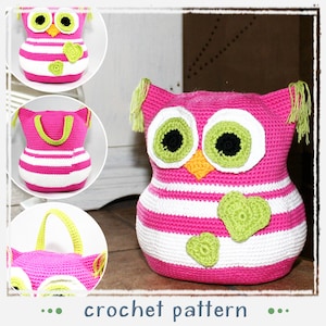 Doorstop - Owl - Crochet Pattern - Amigurumi