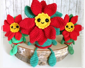 Little Poinsettia - Crochet Pattern