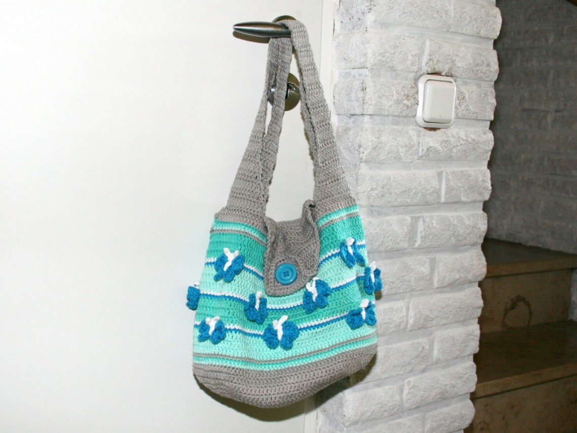 Butterfly Bag Crochet Bag Crochet Pattern Etsy