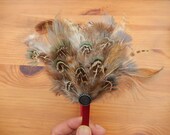 Feather Headband - Handmade, Natural Un-dyed Feathers - Twenties, 1920's, Flapper, Gatsby Headband, Flapper Hairpiece, Hippie, Boho, Gypsy