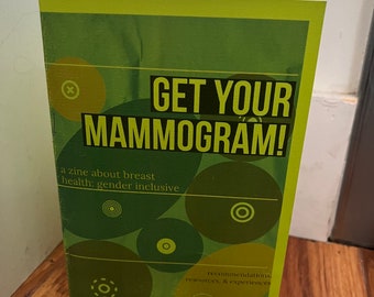 Get your mammogram! zine