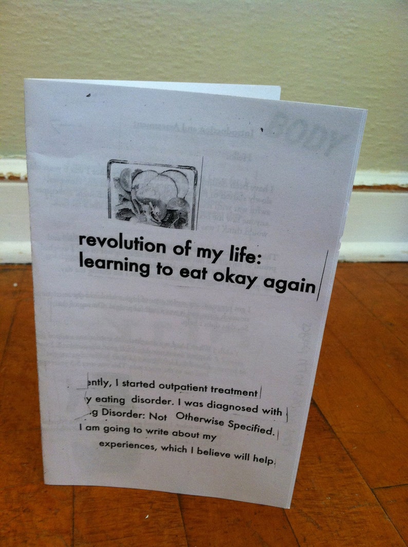 Revolution of My Life: Lernen, wieder Okay zu essen ZINE PACK Nr. 1 bis 10 Zines Perzine Eating Disorder Bild 3