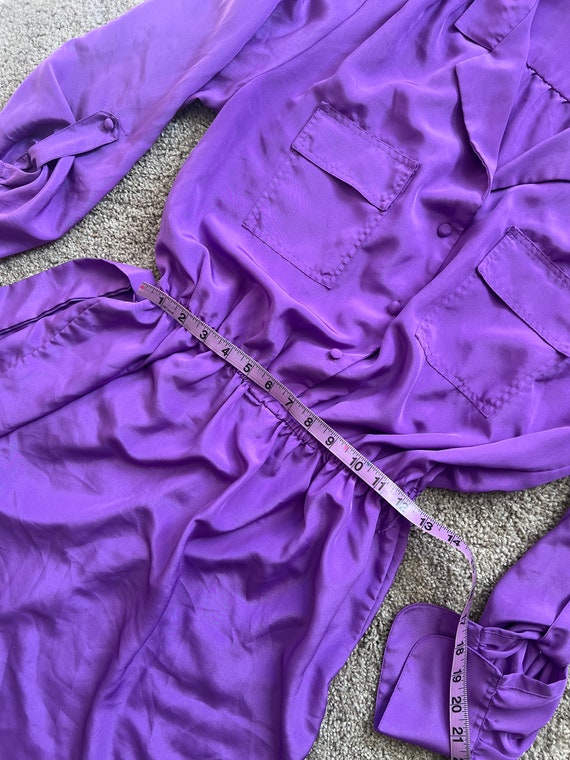 VTG Ms. Chaus purple dress - image 10