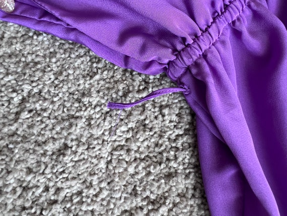 VTG Ms. Chaus purple dress - image 6