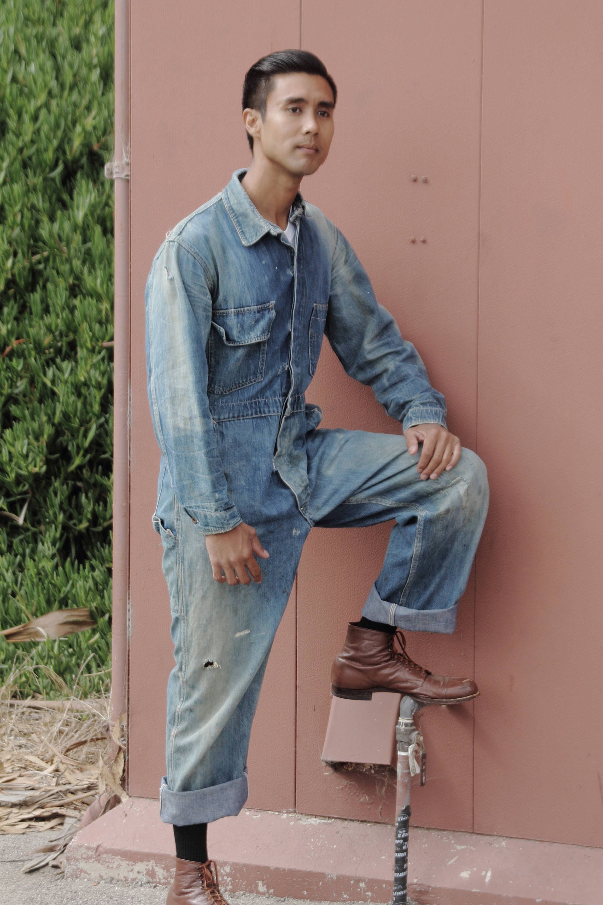 Denim Jumpsuit For Men