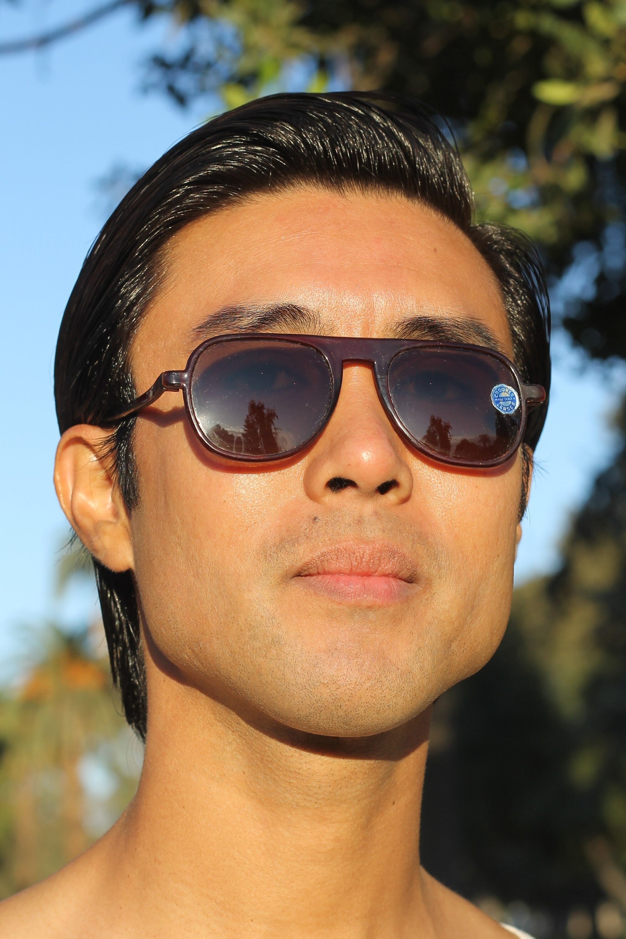 Floatation Matte Black Shadow Uni-Sex D-Frame Sunglasses | Le Specs