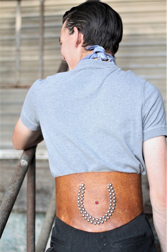 1930s Studded Jeweled Western Belt | Vintage-Haberdashers Blog