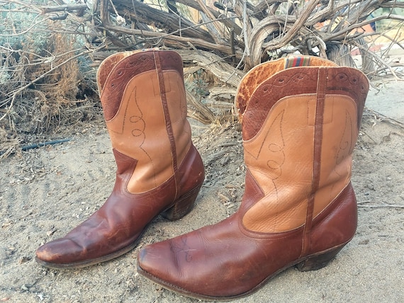 Fantastic  1940's two tone, Shorty, cowboy boots … - image 1