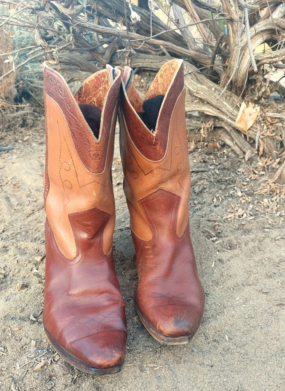 Fantastic  1940's two tone, Shorty, cowboy boots … - image 4