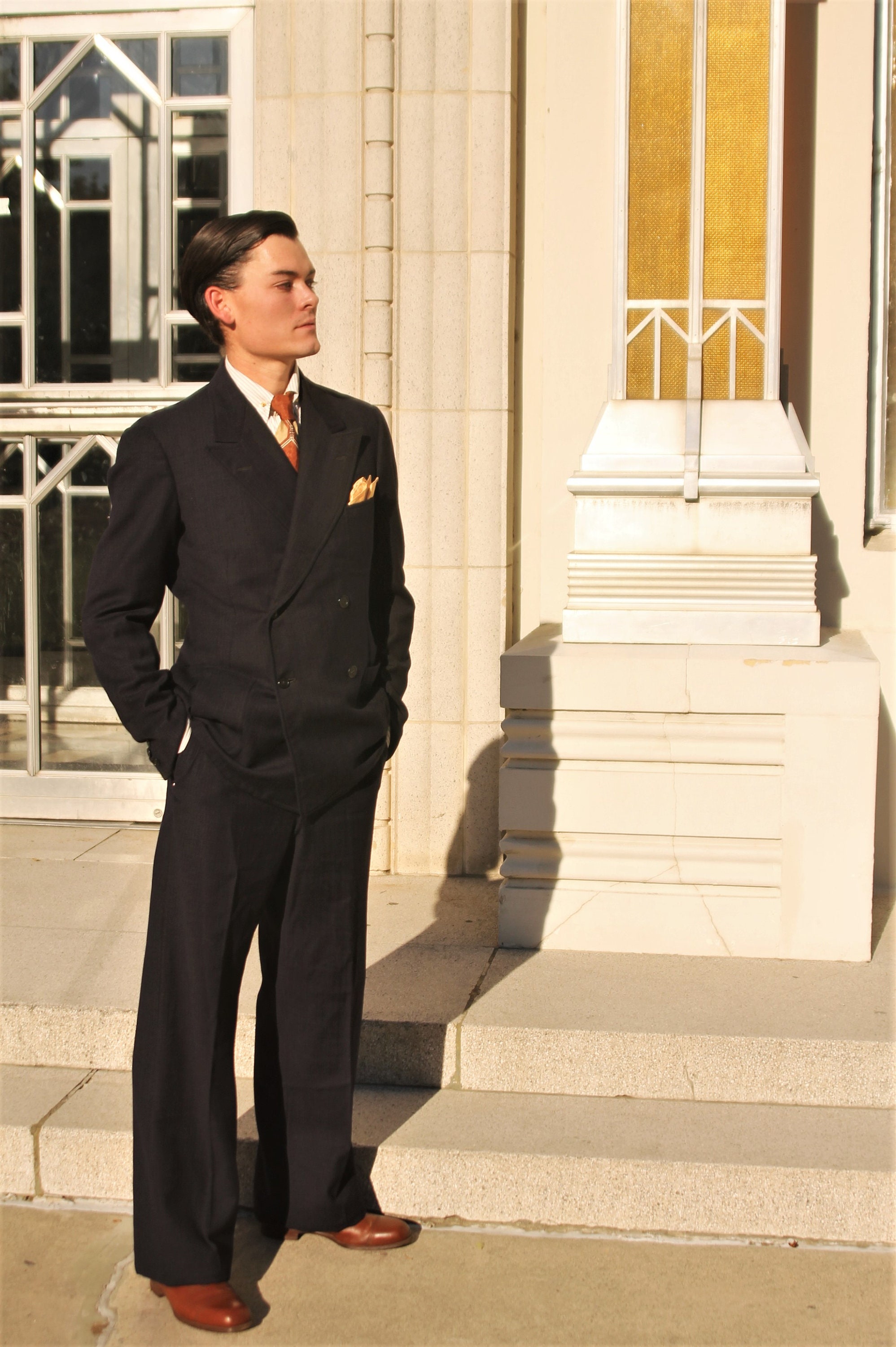 1930s double breasted suit discount
