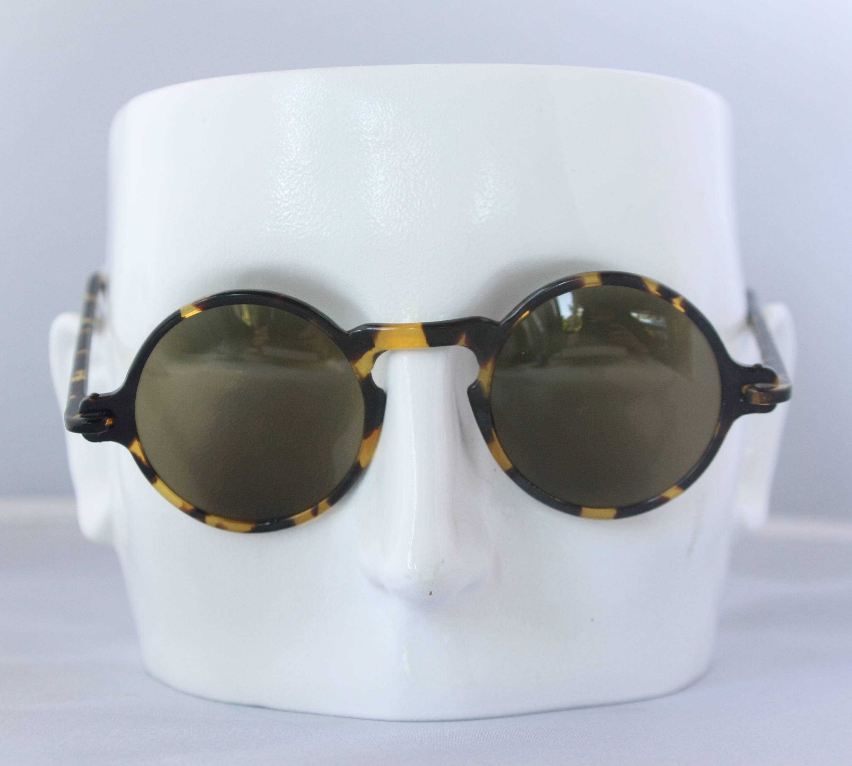 Fantastic 1920s celluloid sunglasses faux tortoiseshell with gre lens, The Traditionalist