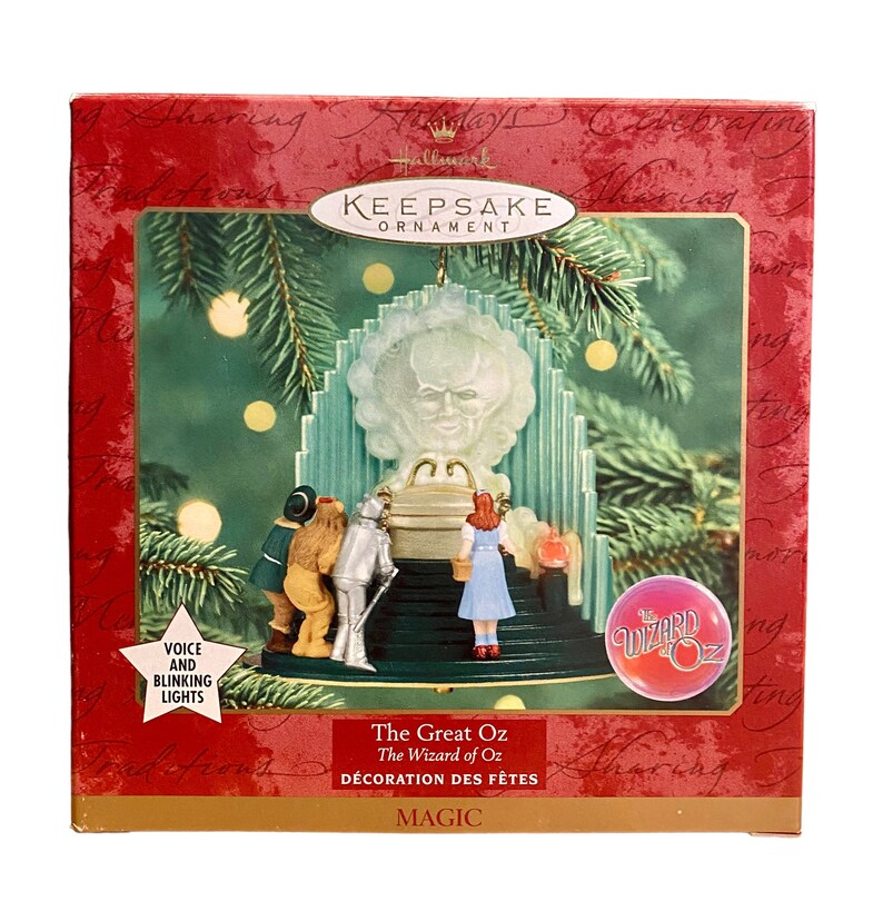The Great Oz Wizard of Oz Christmas Ornament Hallmark Etsy