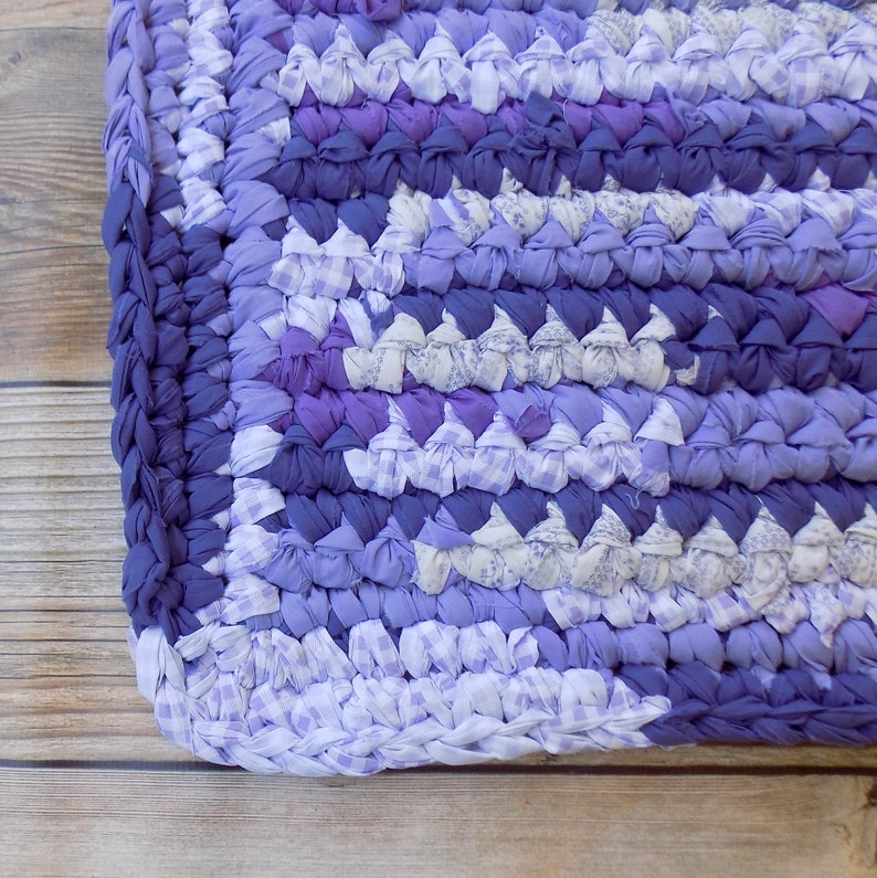 Eco Friendly Rug for Bathroom Machine Washable Purple Rug Etsy