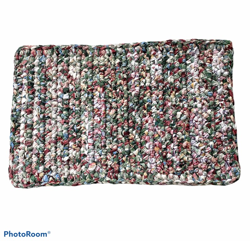 Cottagecore Crochet Rug for Kitchen Bathroom or Bedroom Etsy