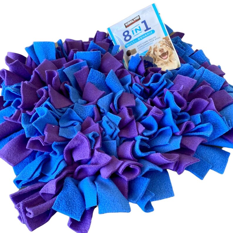 Snuffle Mat for Dog Feeding Treats Included Colorful Etsy