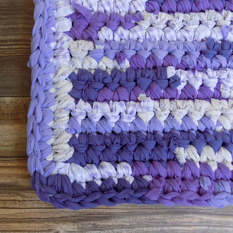 Eco Friendly Rug for Bathroom Machine Washable Purple Rug Etsy